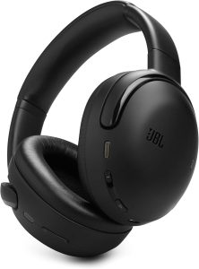 JBL Tour One M3, Casque Bluetooth sans Fil Supra-auriculaire, réduction adaptative du Bruit, 70 h d’autonomie, Confort Optimal, Son JBL Spatial 360, Suivi des mouvements, Compatible USB-C, Noir